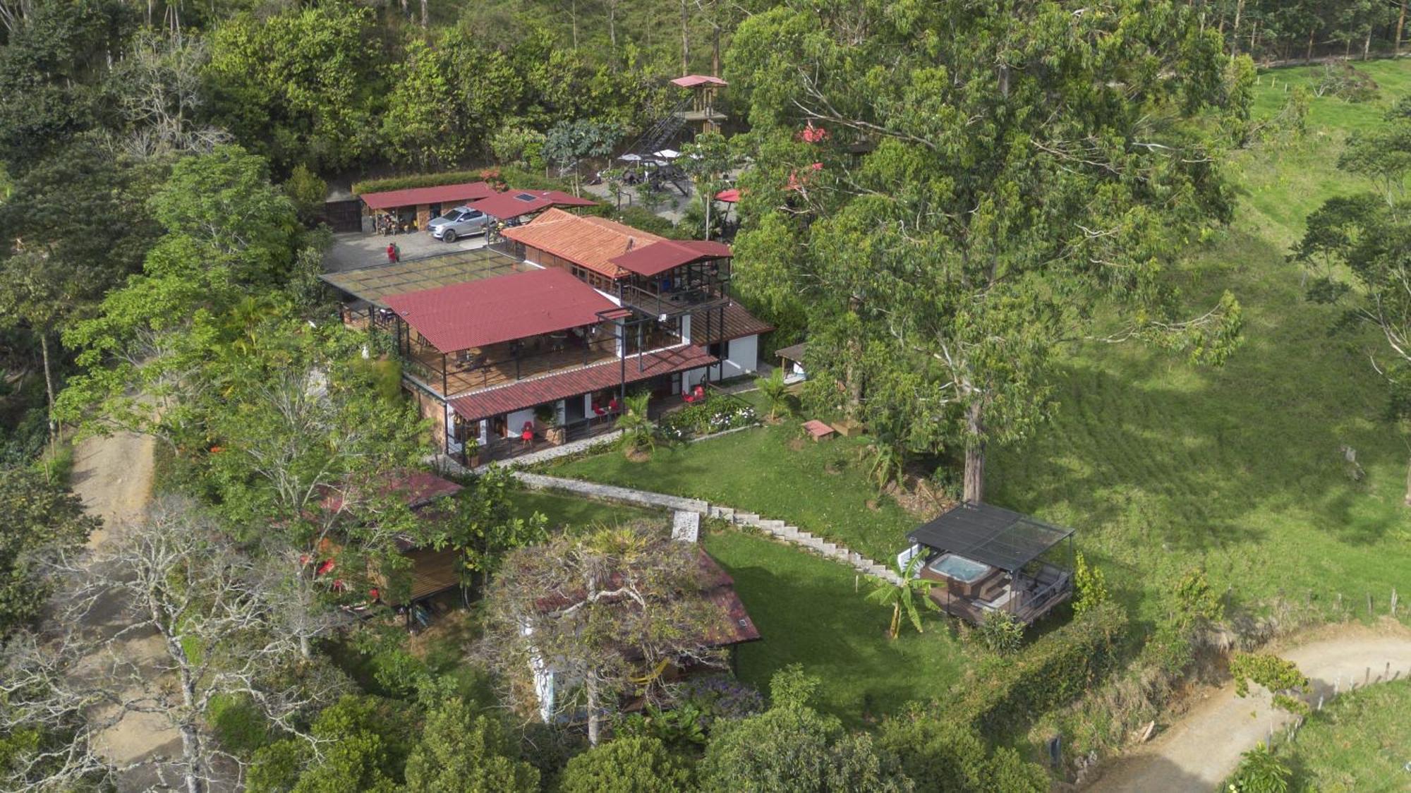 Gulupa Ecolodge Jardín Exterior foto